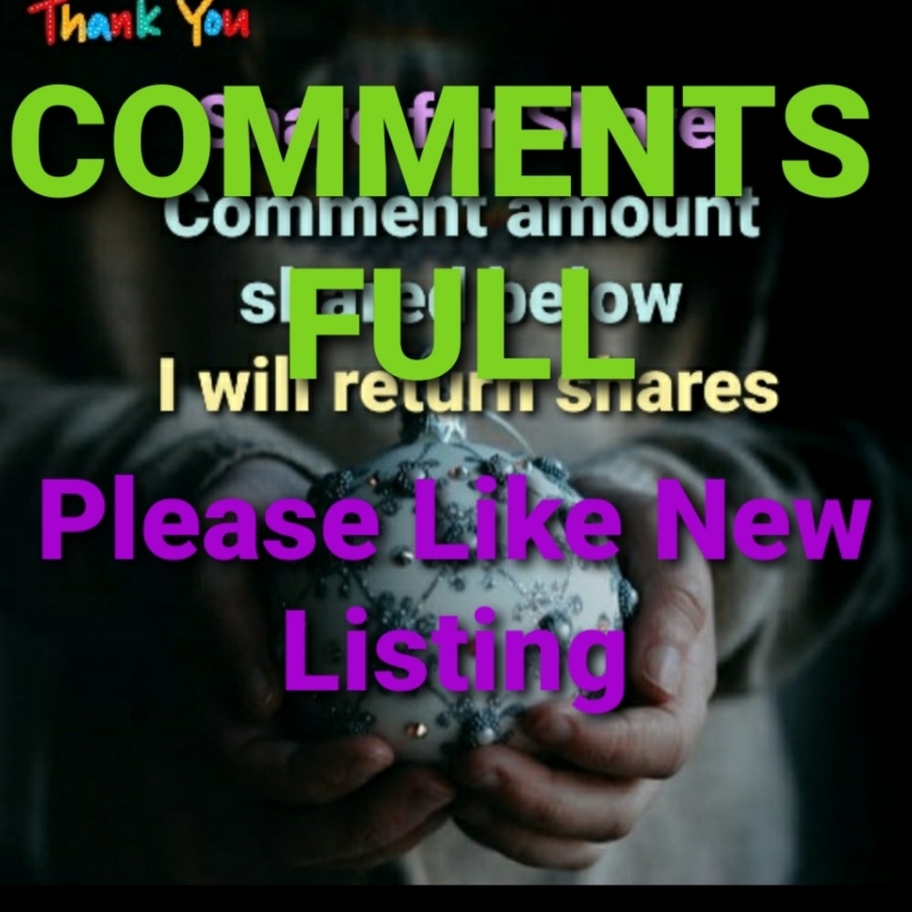 Comments Full Please Like New Listing. - Picture 1 of 1